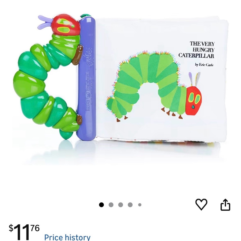Soft Baby Book — the very hungry caterpillar
